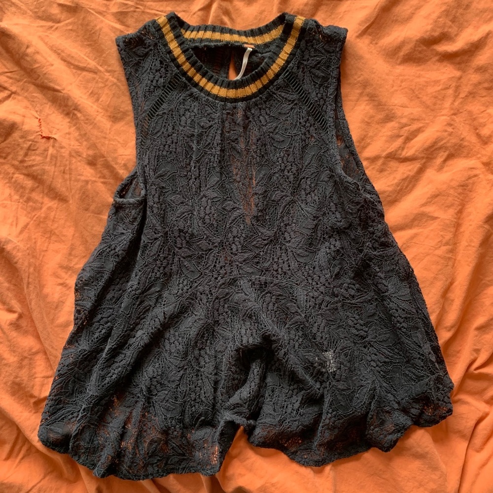 Free People Lace Top